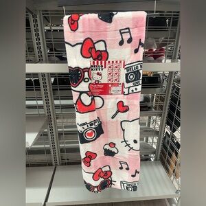 Hello Kitty Pink and White Blanket Valentine’s Day